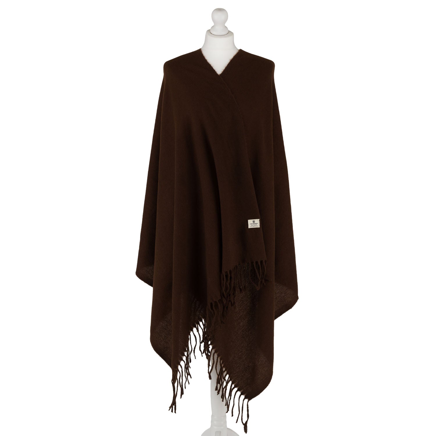 Liela šalle sievietēm Peterson, tumši brūnā krāsā S9