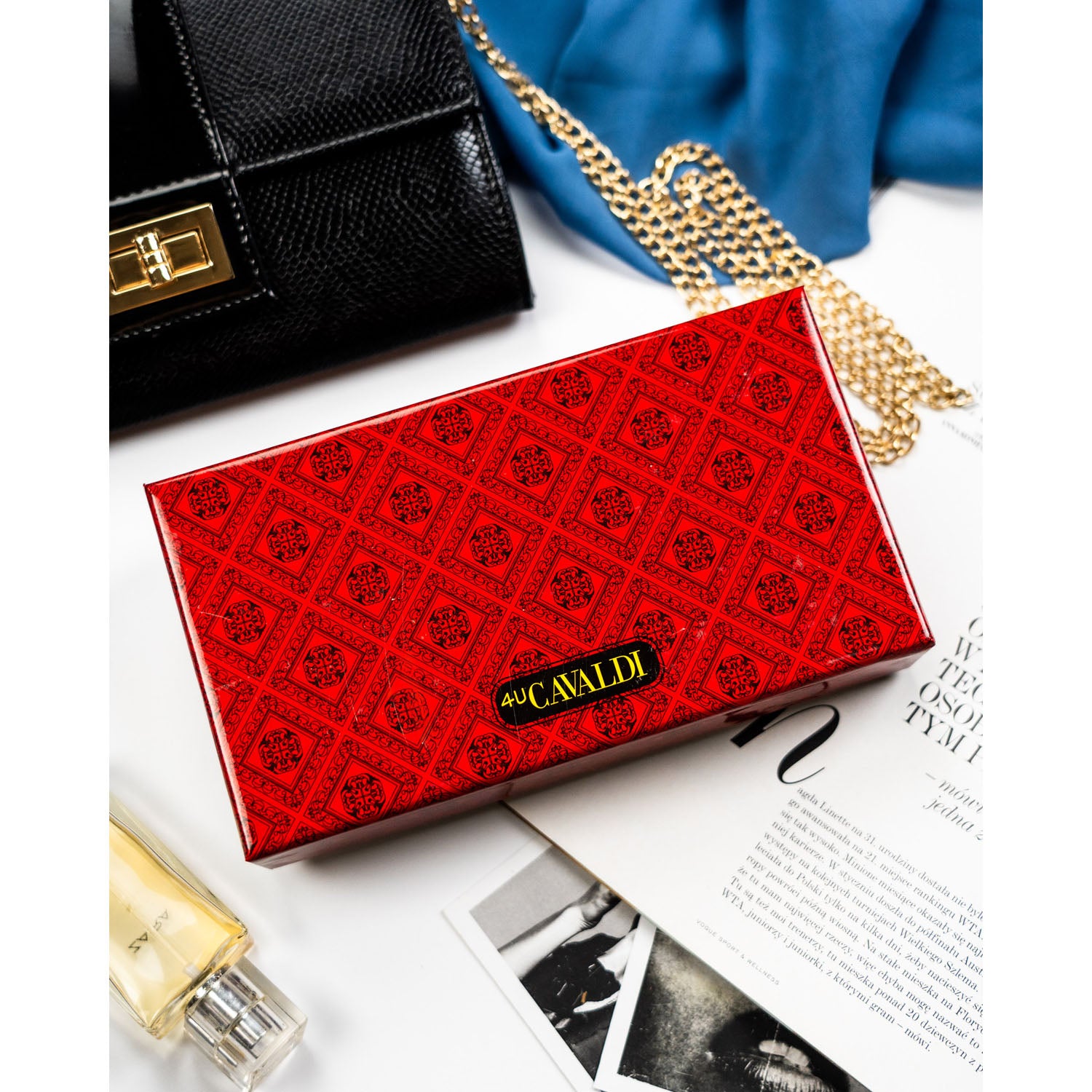 Liels sieviešu maks 4U Cavaldi, melns PT43