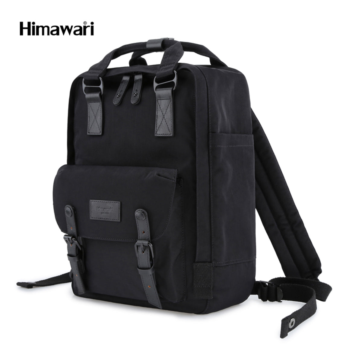 Didelė juoda kuprinė 14″ laptopui Himawari