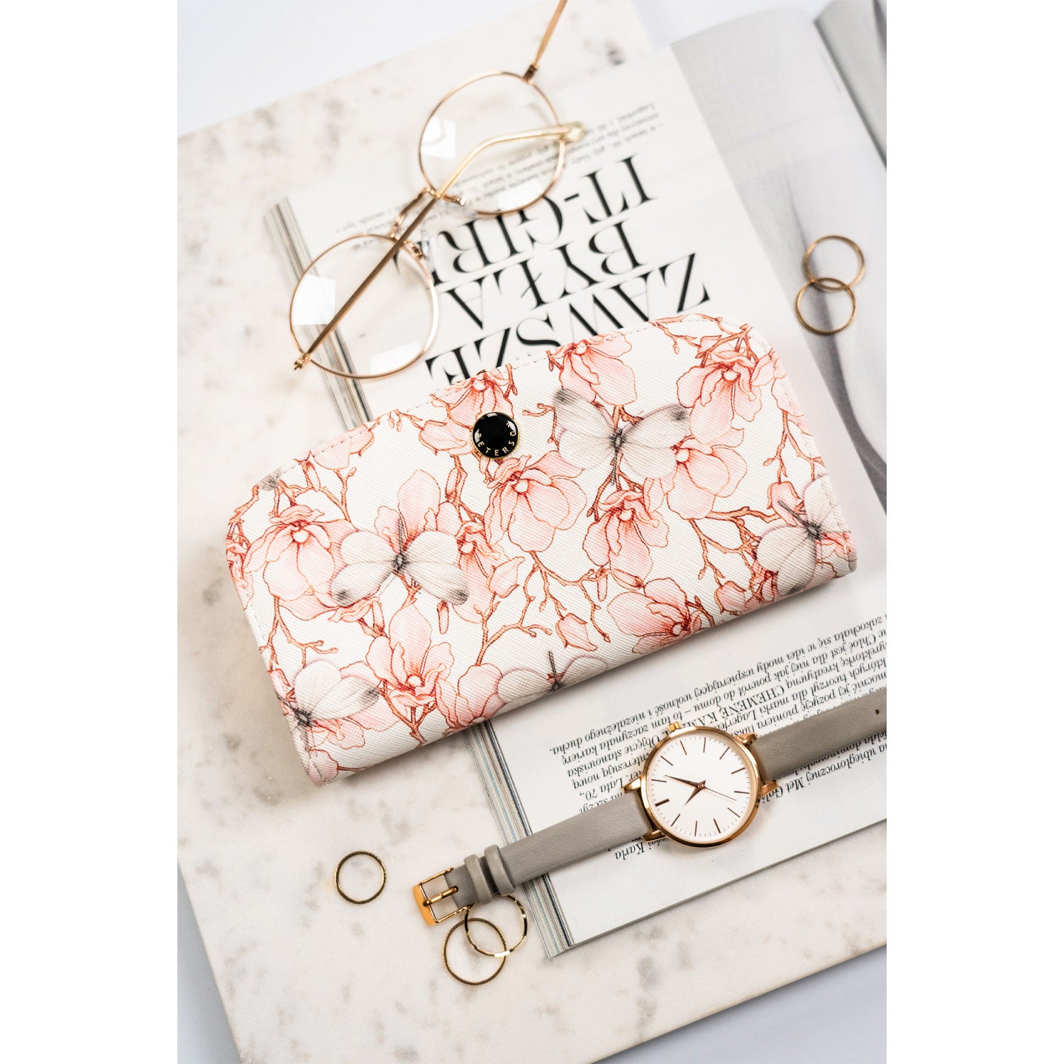 Īstas ādas sieviešu maks Peterson L117 N361