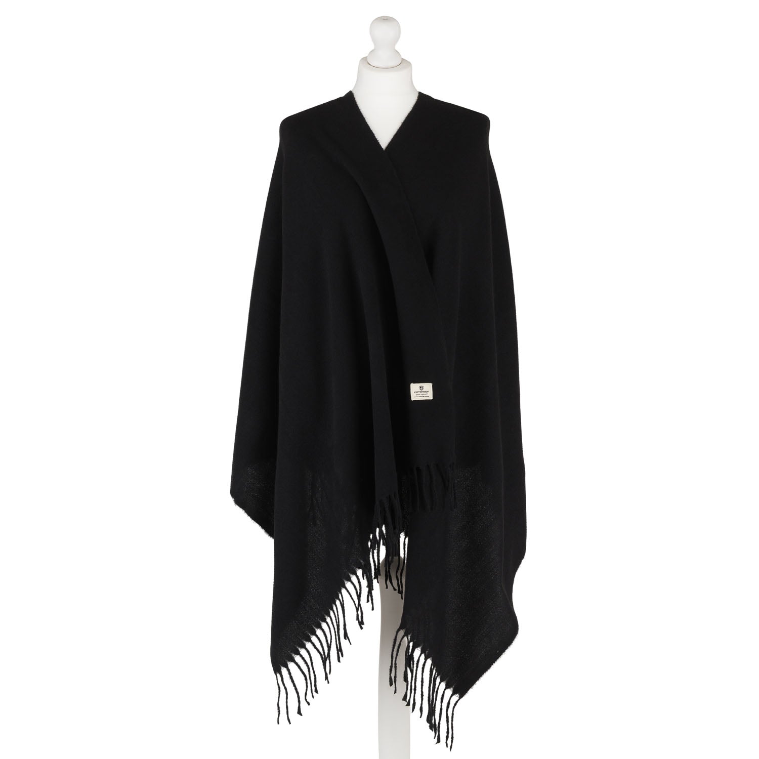 Šalle sievietēm Peterson, melnā krāsā S1