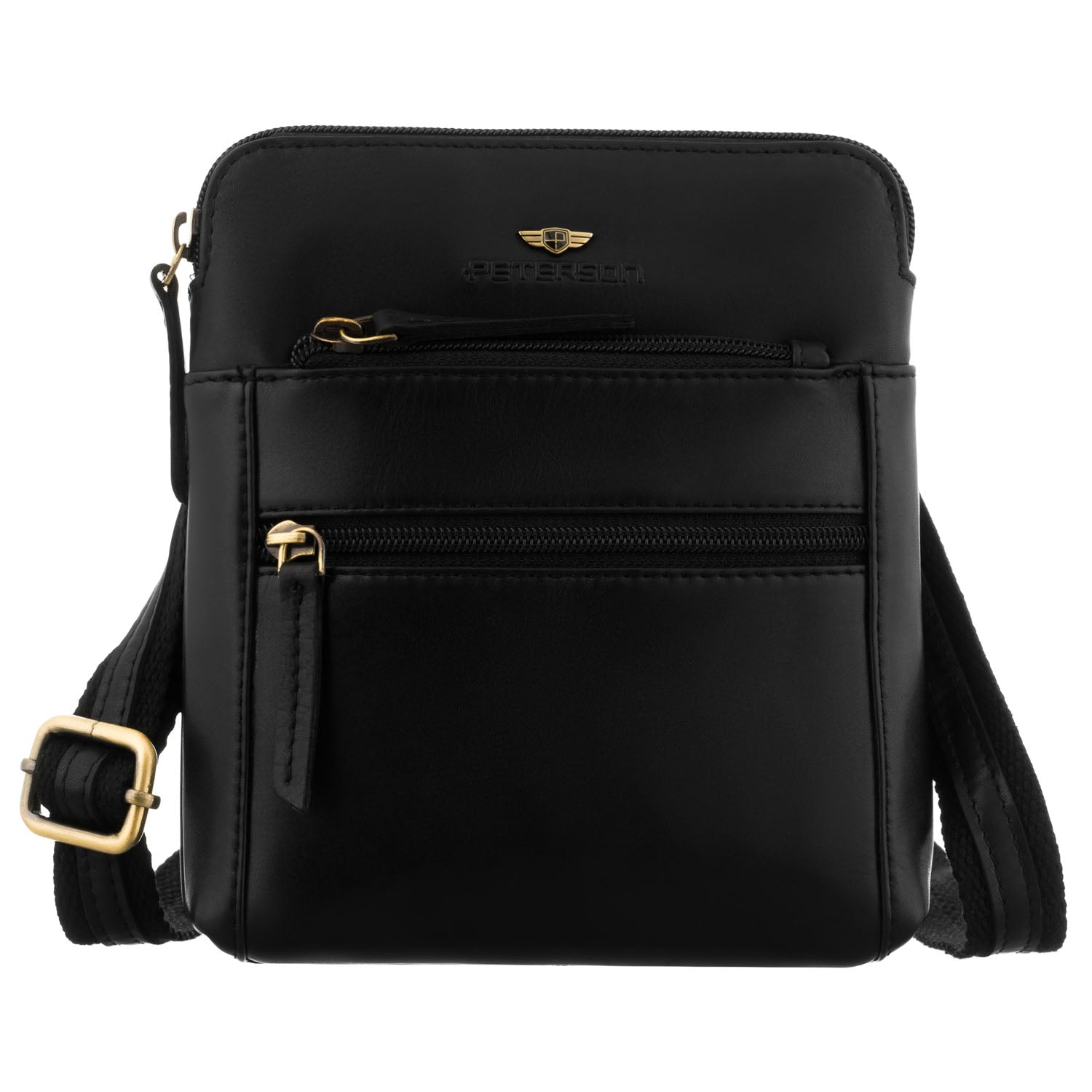 Maza vīriešu rokassoma Peterson, melna 0659