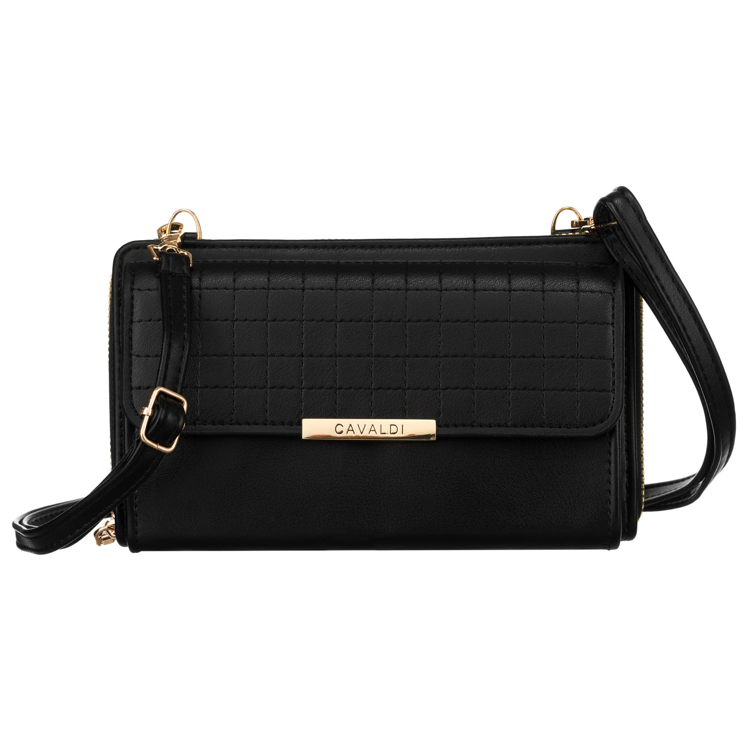 Maza eleganta rokassoma 4U Cavaldi, melna A0153