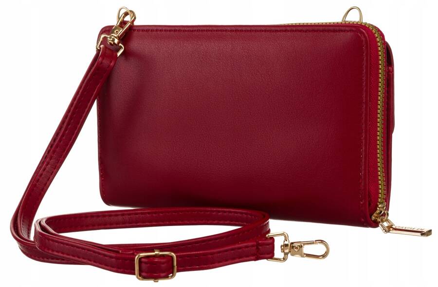 Maza, eleganta rokassoma Cavaldi, sarkana A0154