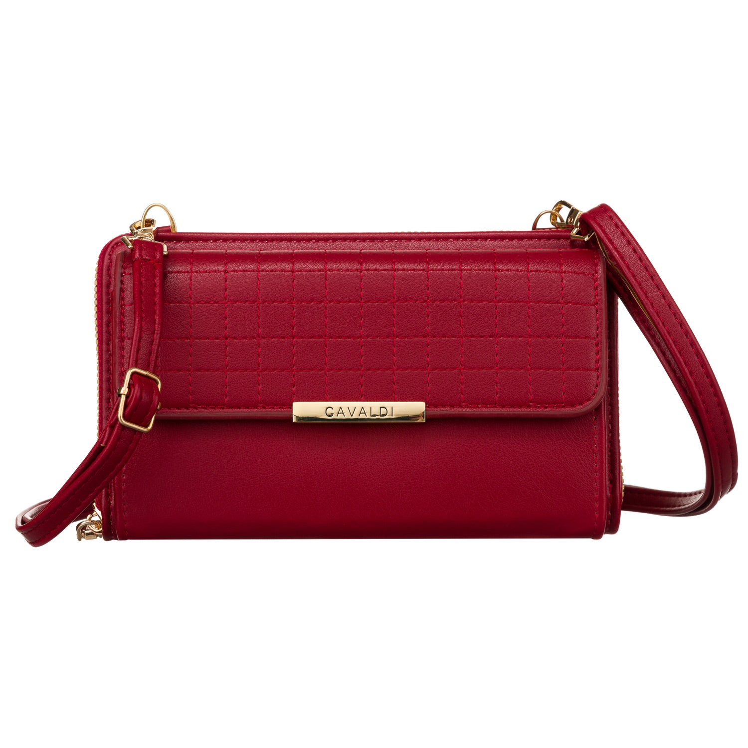 Maza, eleganta rokassoma Cavaldi, sarkana A0154