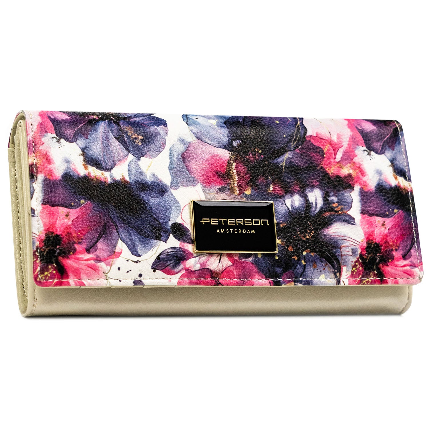 Sieviešu maks Peterson, ziedu raksts PT78