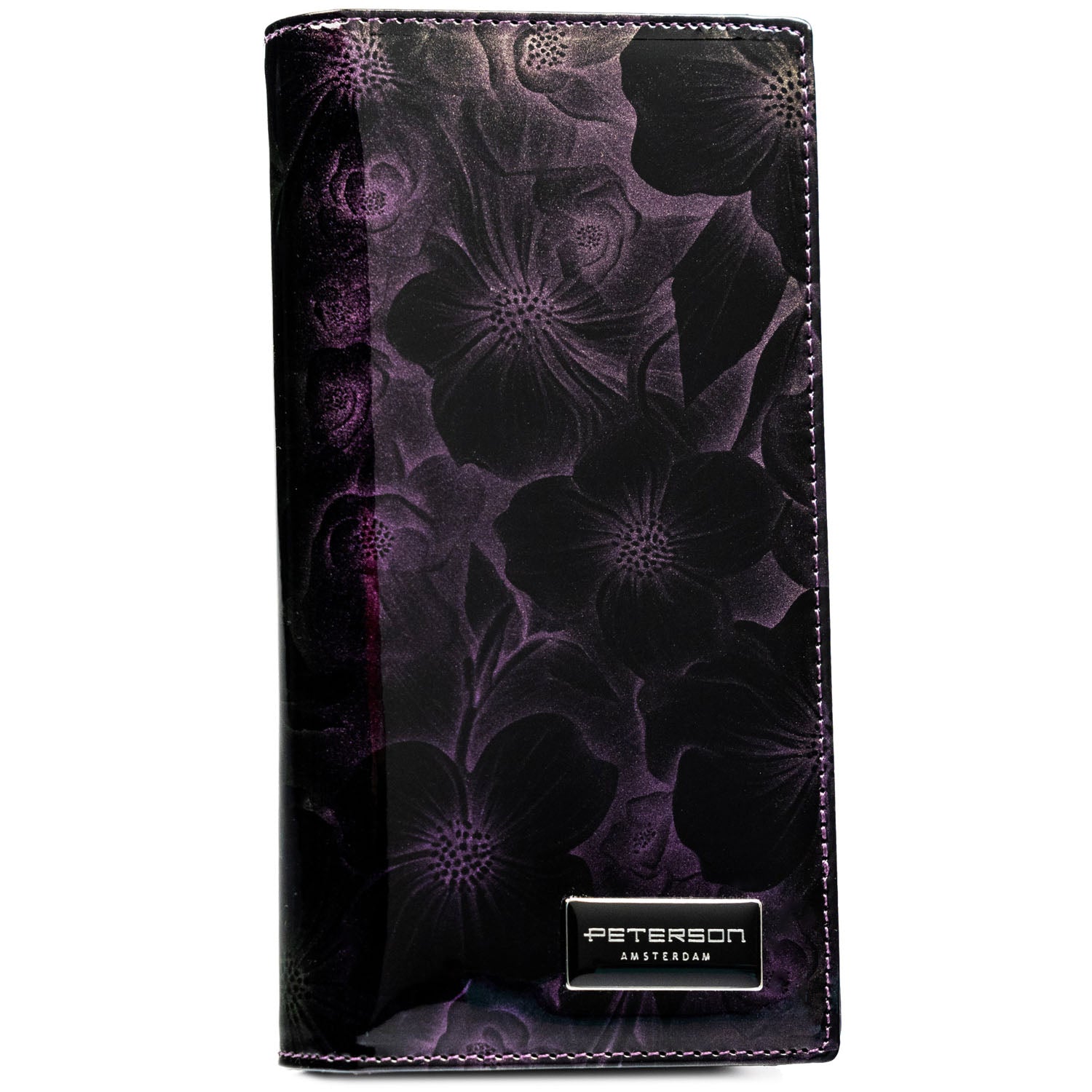 Liels sieviešu maks Peterson, violets N472