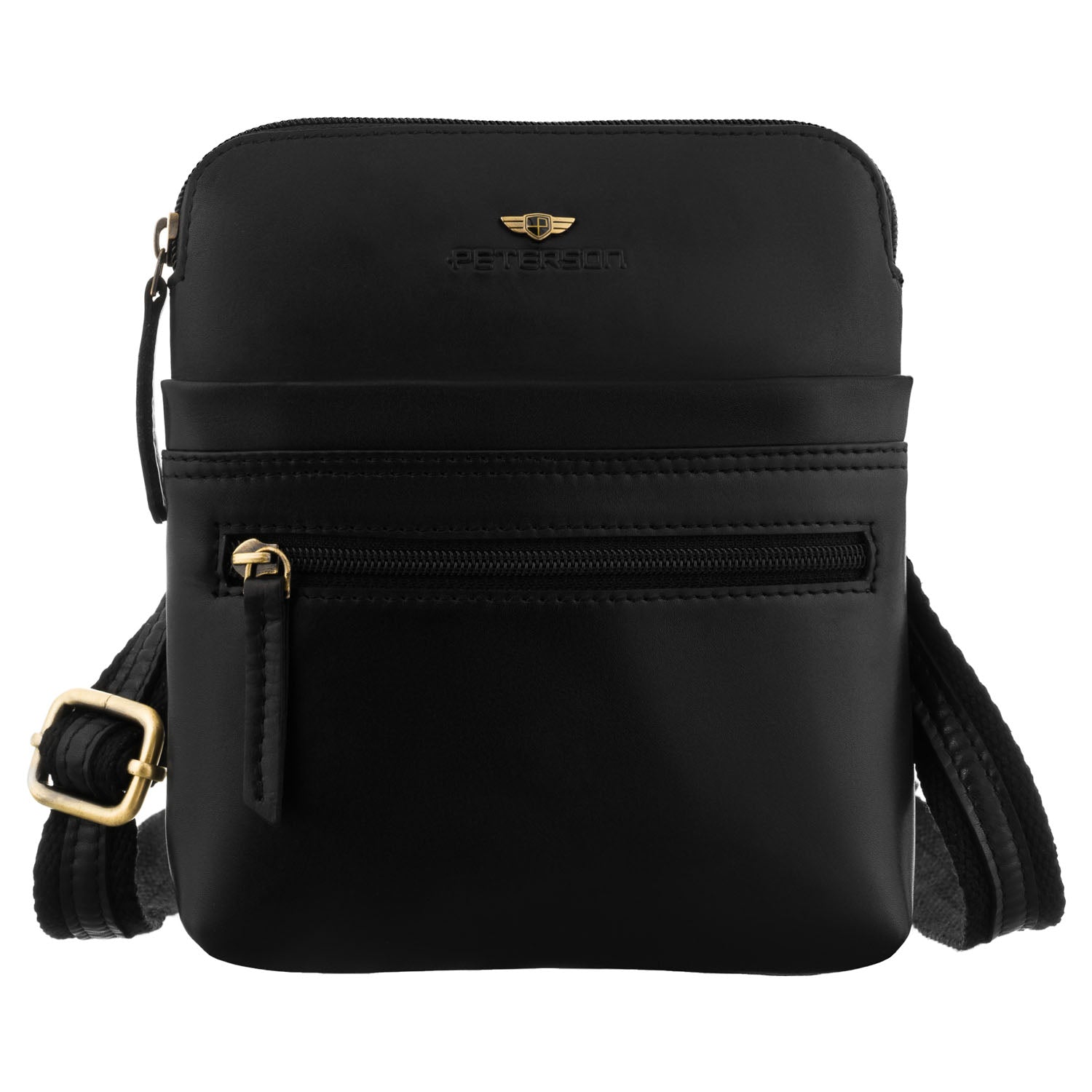 Maza vīriešu rokassoma Peterson, melna 0611