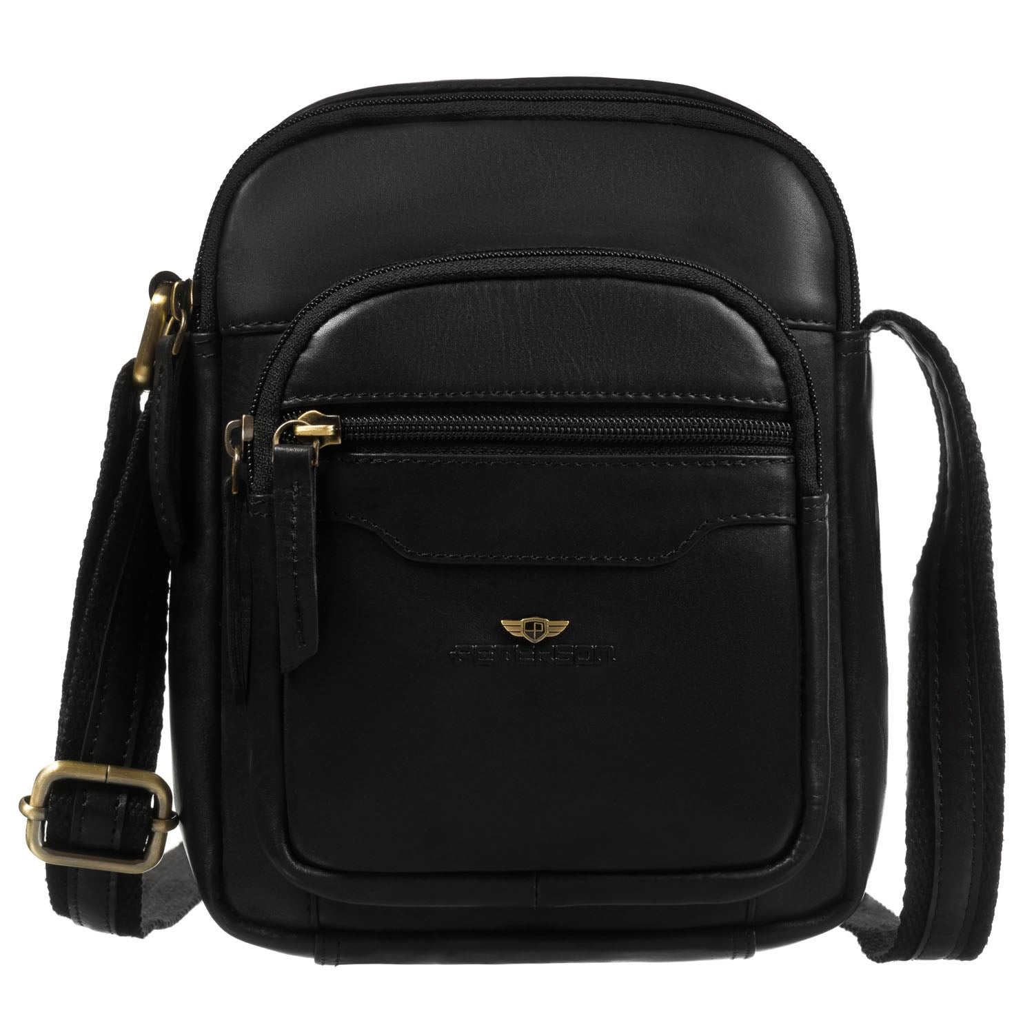 Maza vīriešu rokassoma Peterson, melna 0413