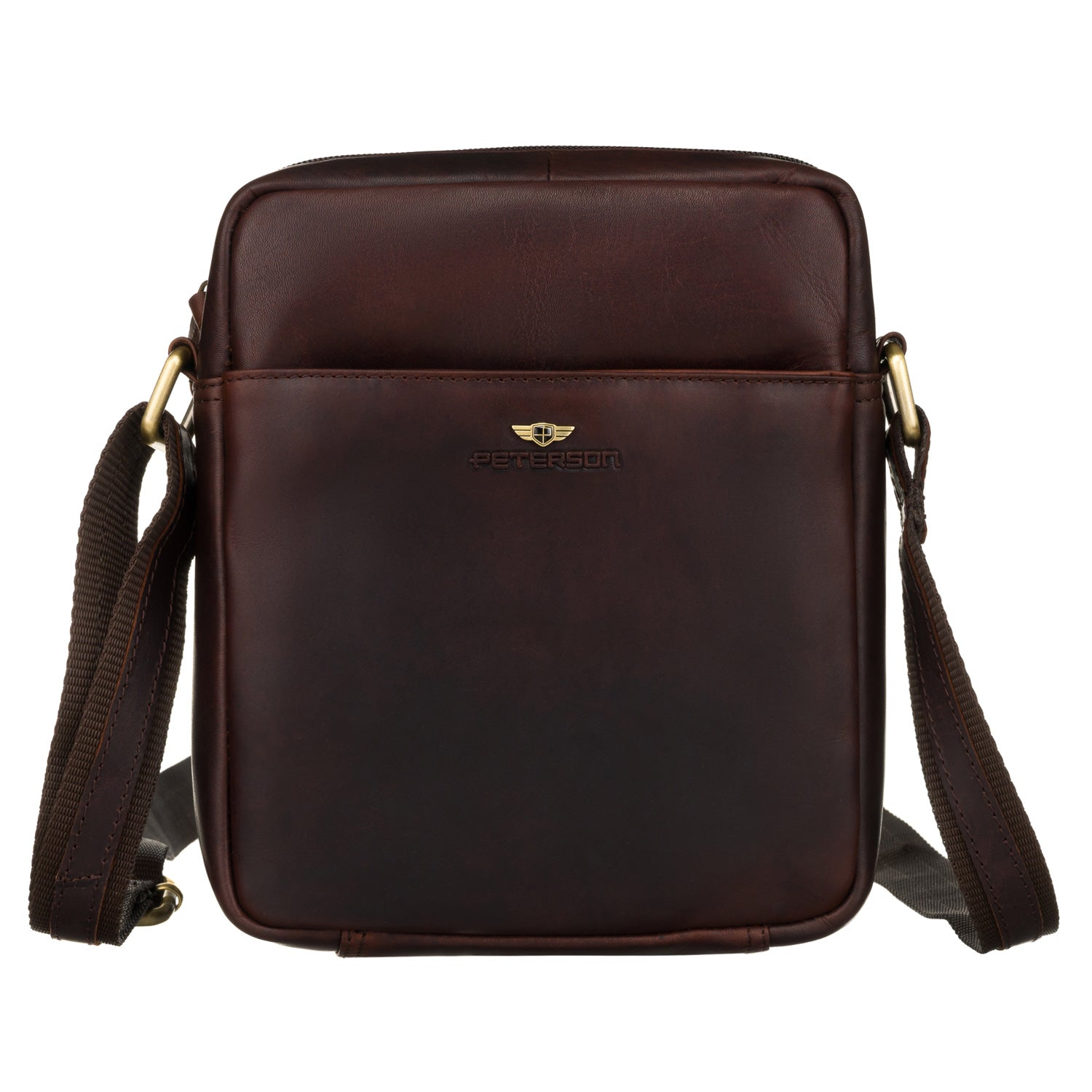 Vidēja izmēra rokassoma Peterson, brūna R14