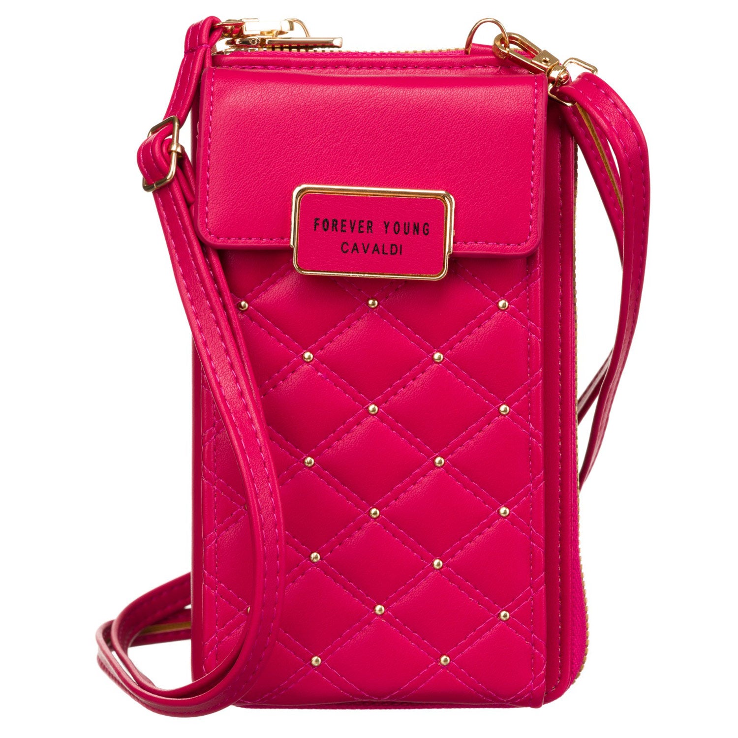 Maza rokassoma no mākslīgās ādas 4U Cavaldi, rozā A01 N425