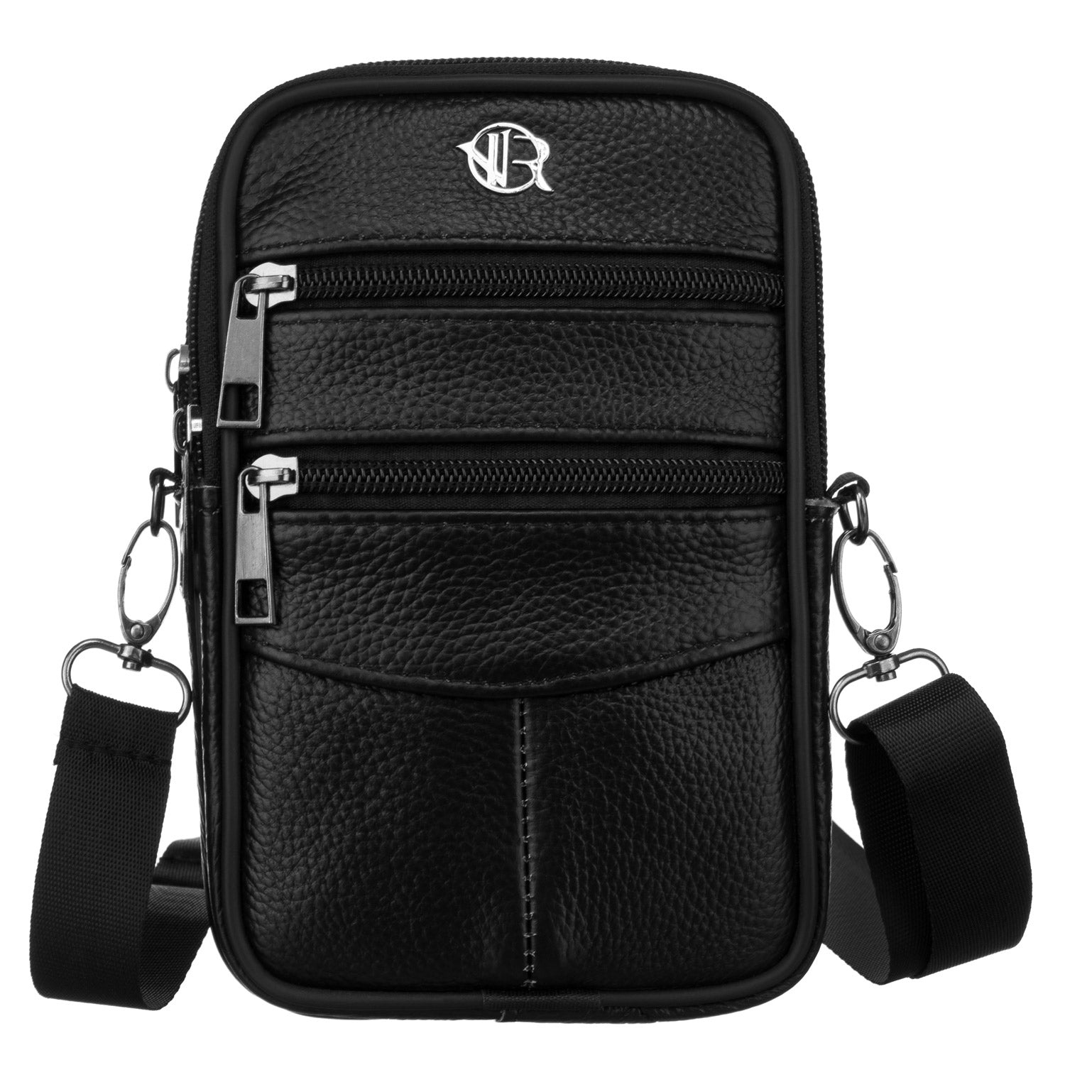 Maza ādas rokassoma Rovicky, melna R2367