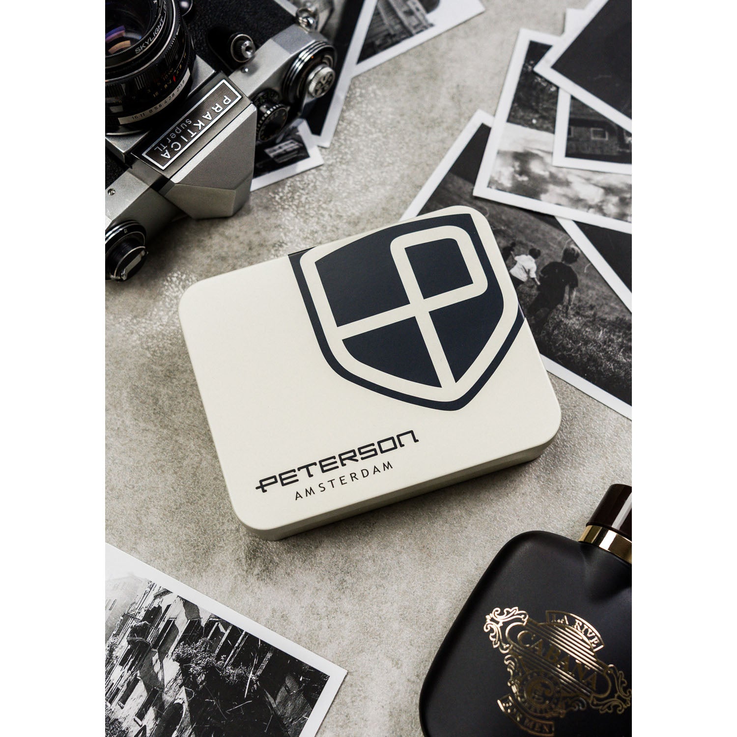 Vīriešu maks Peterson, melns N438