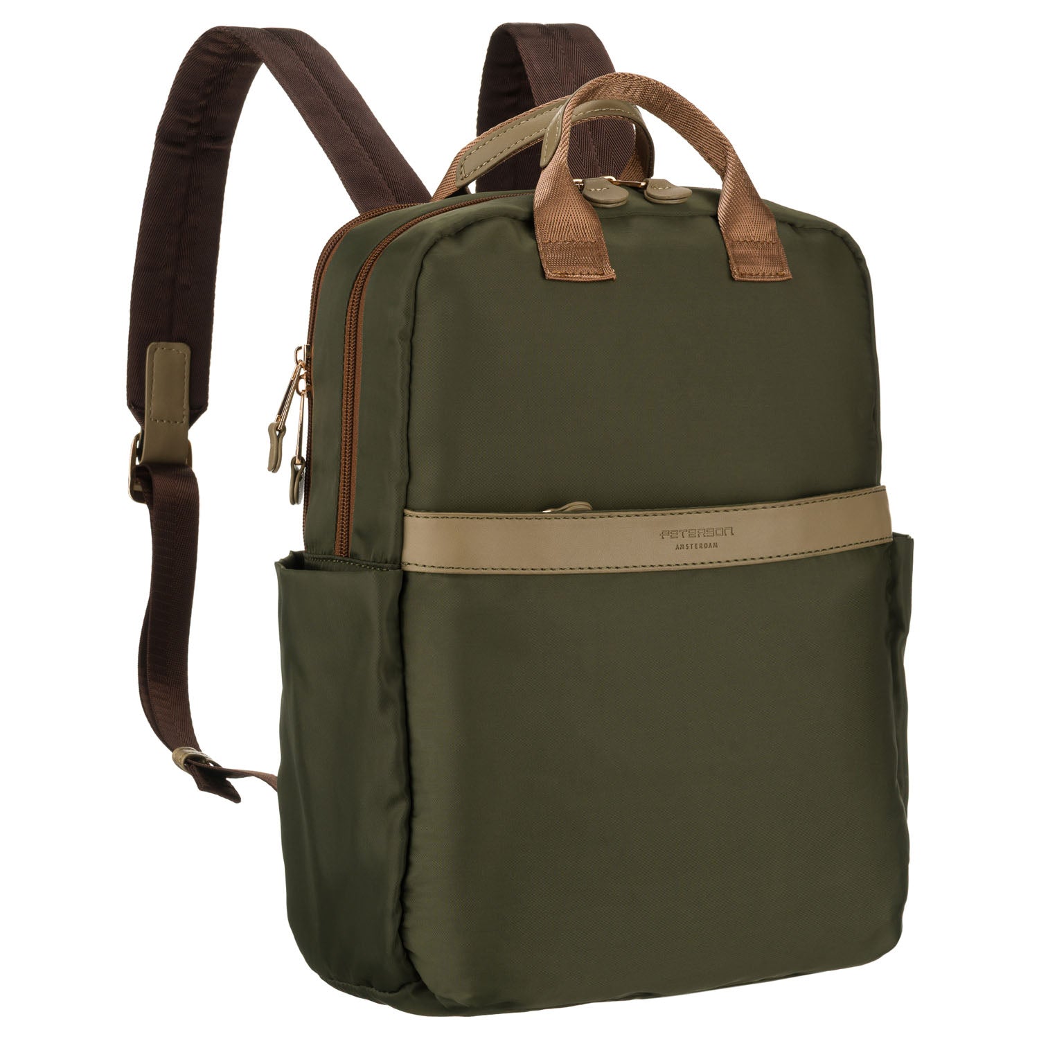 Sieviešu mugursoma Peterson, zaļa K32