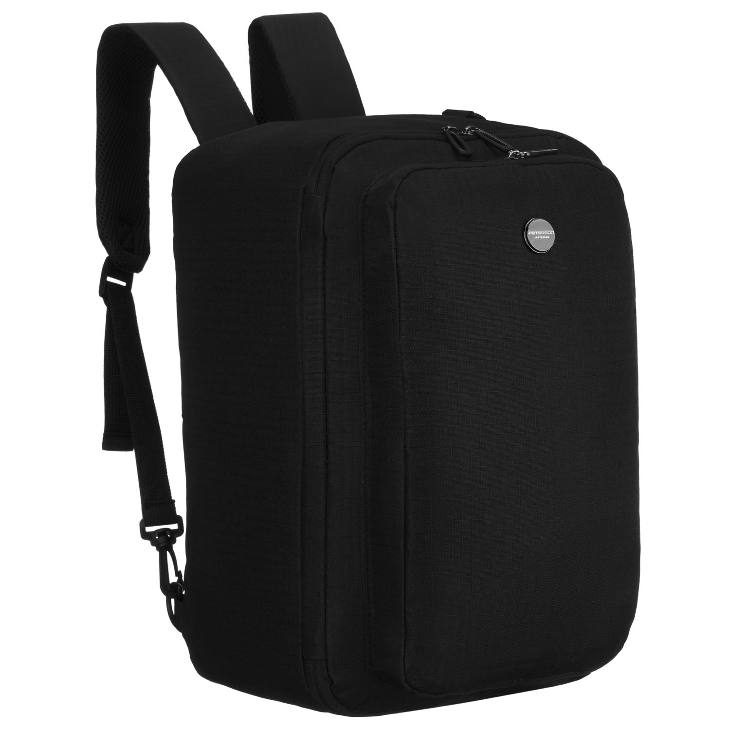 Mugursoma unisex Peterson, melna K23