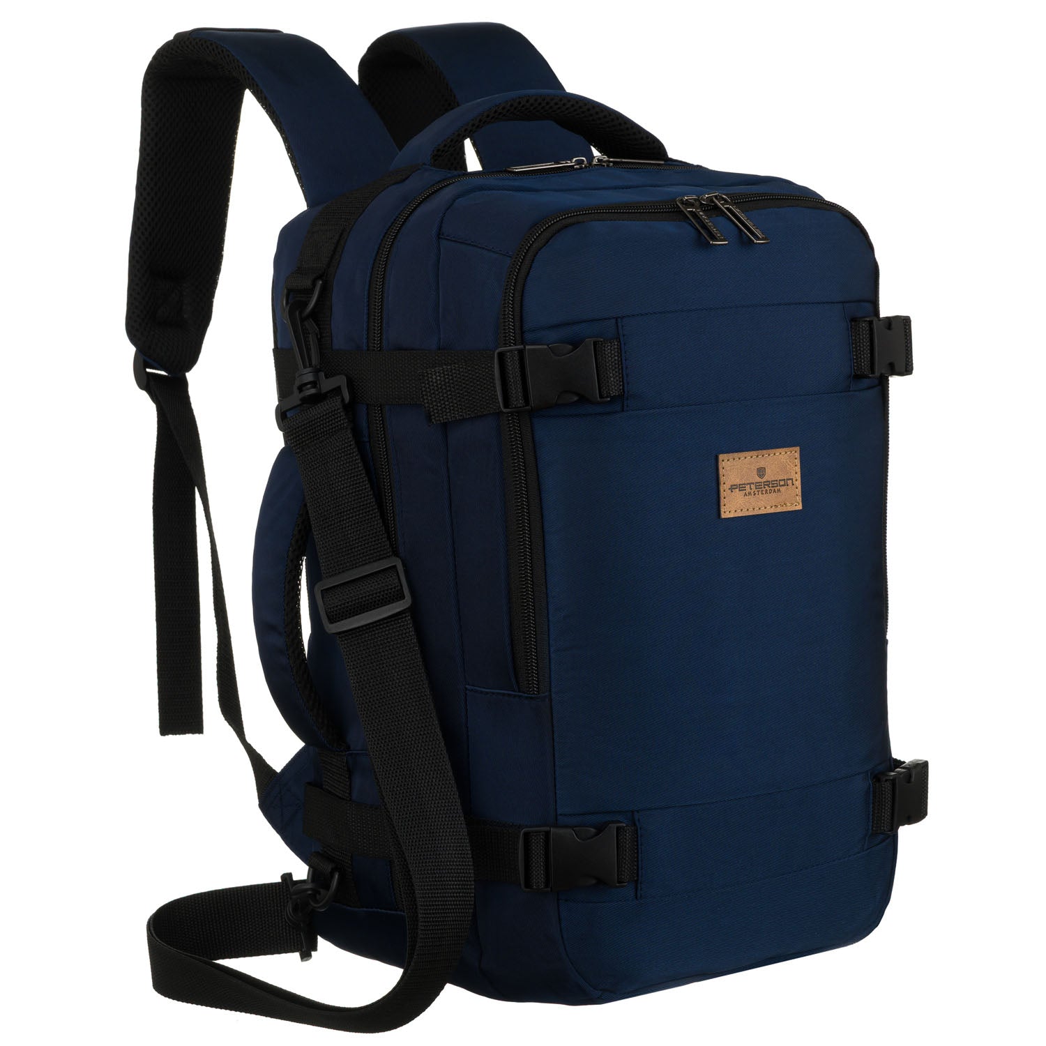 Mugursoma unisex Peterson, tumši zila K11