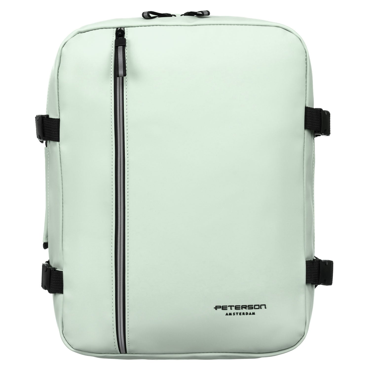 Vidēja izmēra unisex mugursoma Peterson, gaiši zaļa