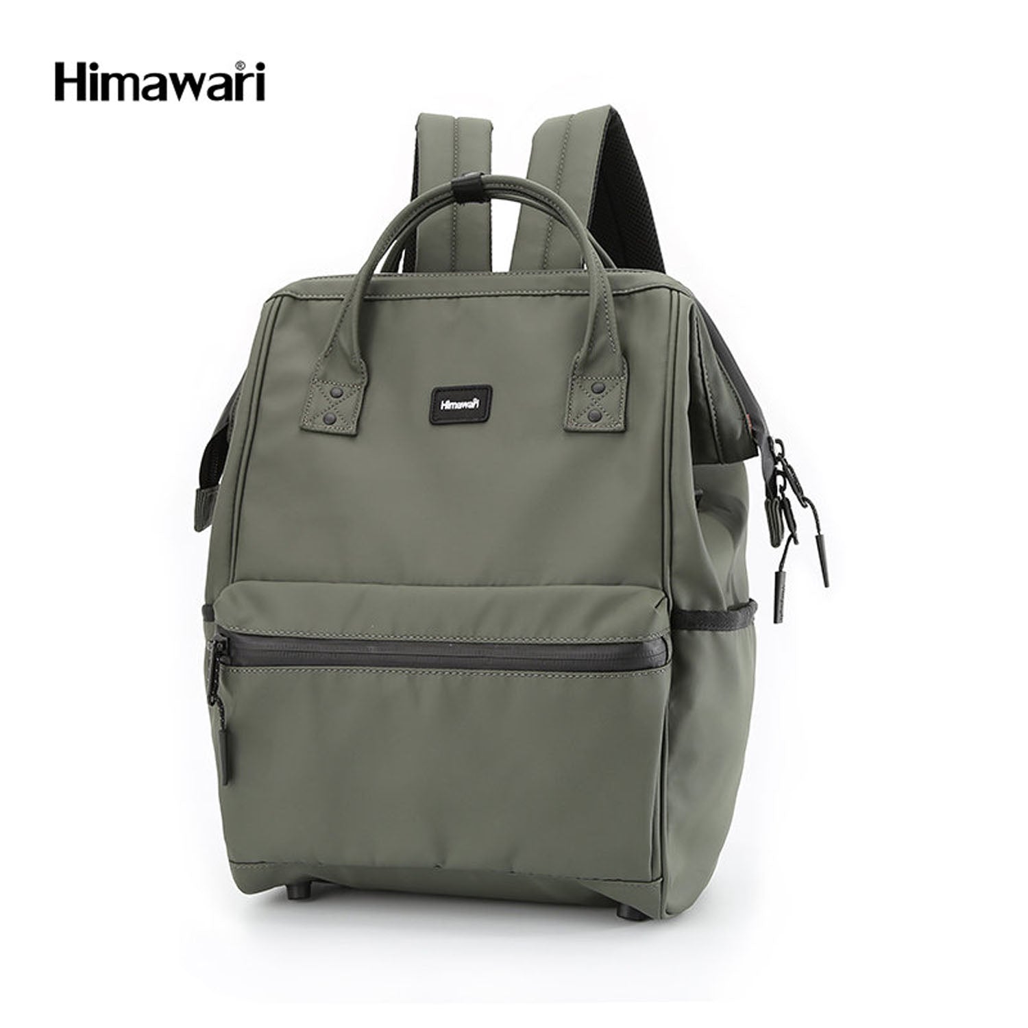 Himawari mugursoma, zaļa, ūdensnecaurlaidīga, ar stabilizējošām kājām