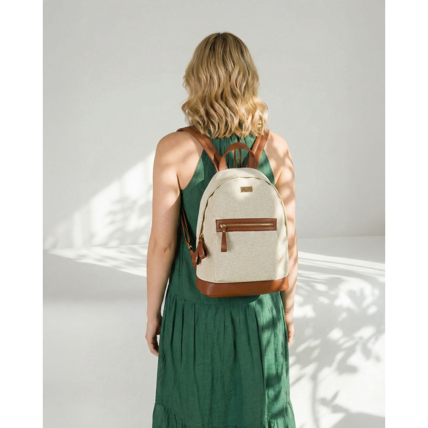 Kuprinė moterims Rovicky, smėlio ruda G35