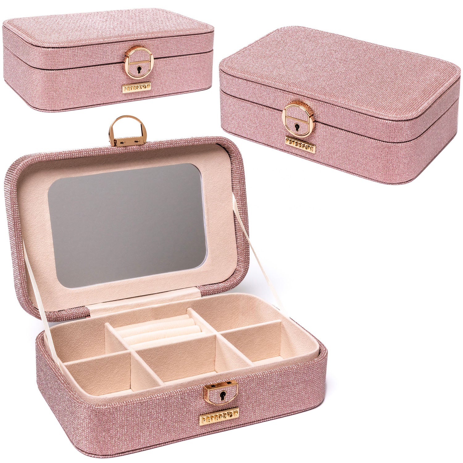 Peterson rozā rotaslietu kastīte – stilīga izvēle sievietēm.