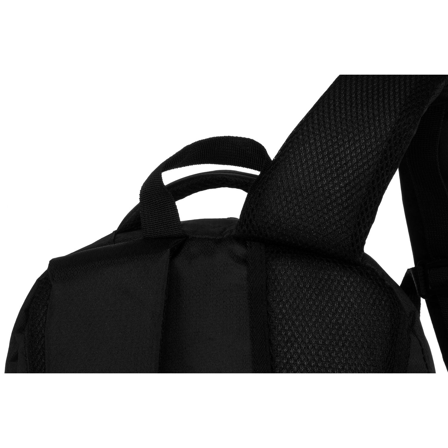 Pārgājienu mugursoma, melna, poliesters N397