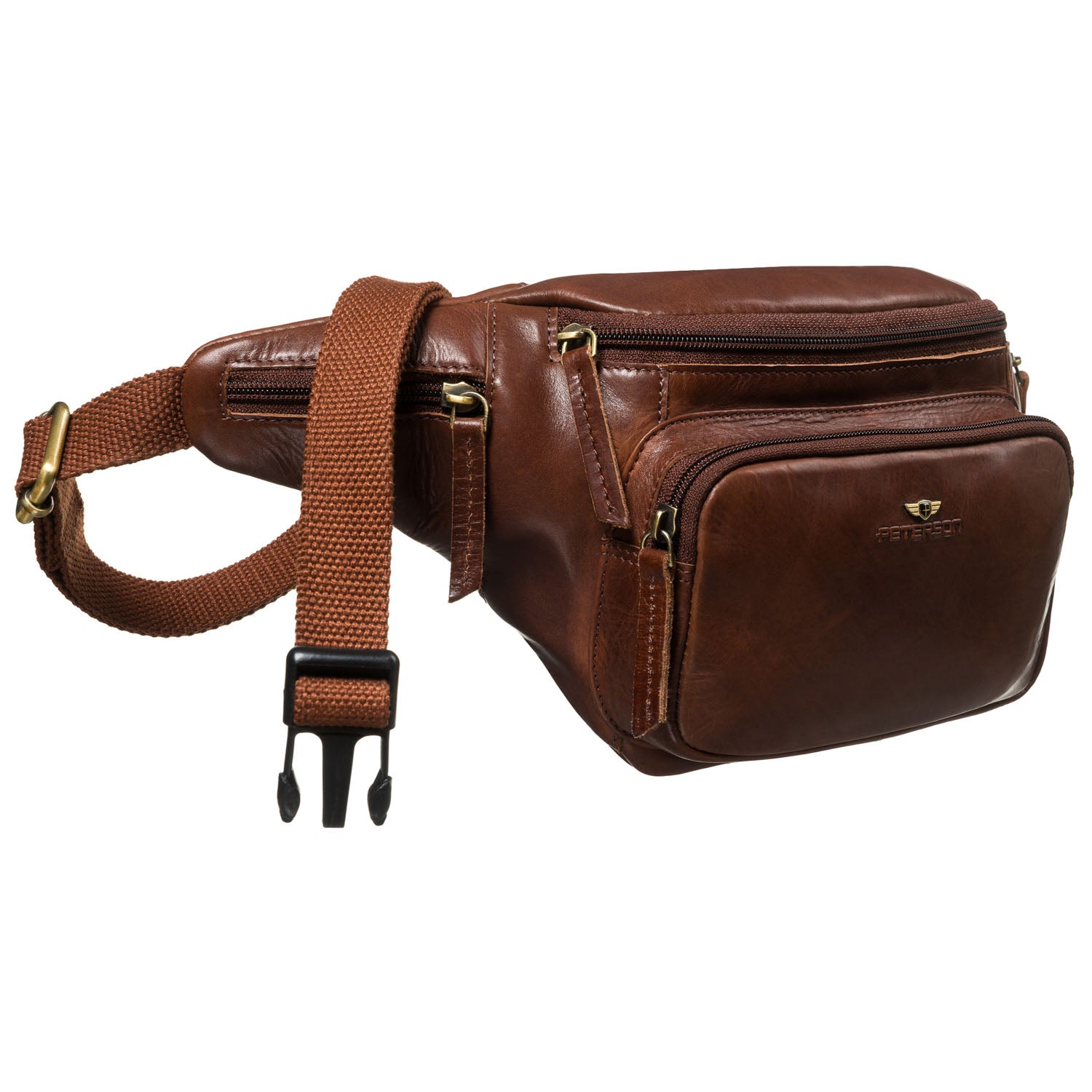 Maza vīriešu rokassoma Peterson, brūna 6927