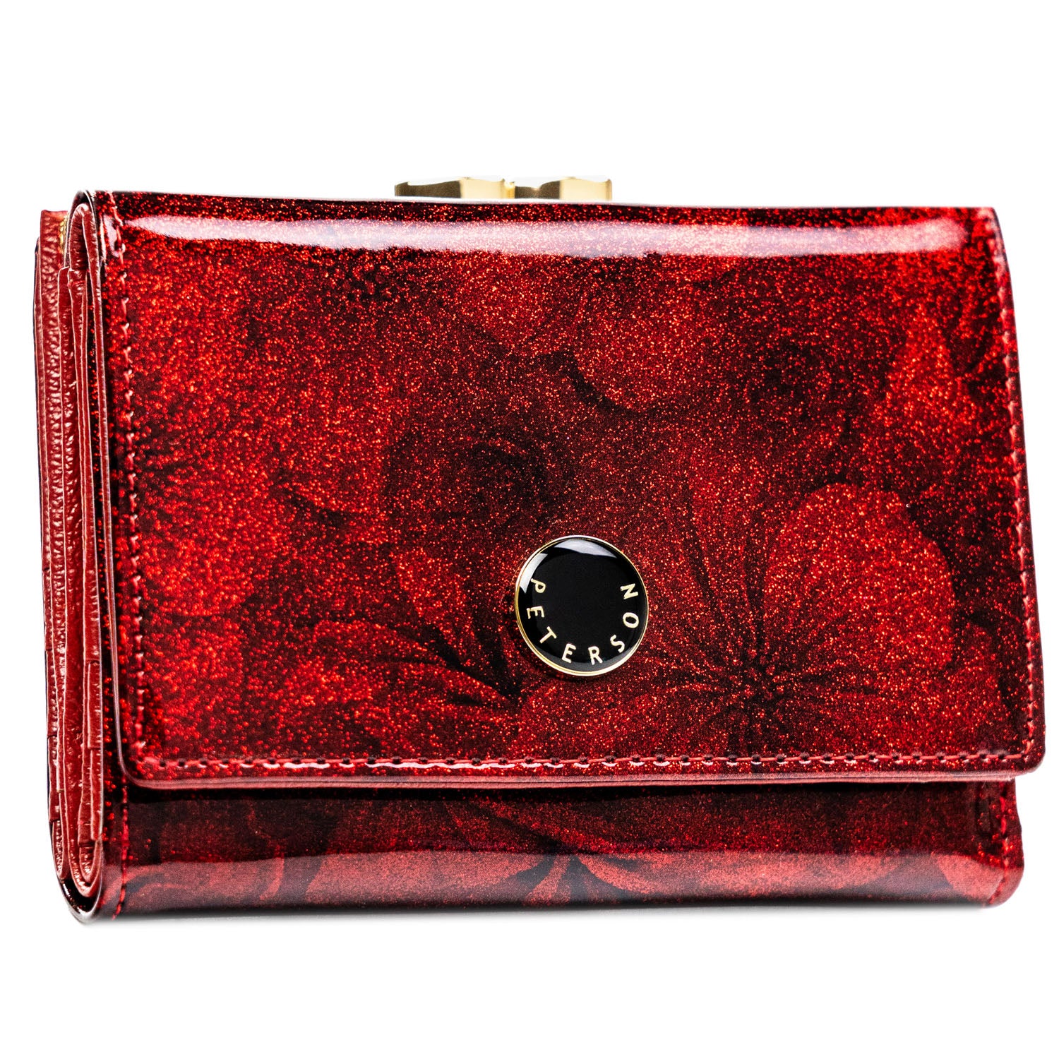 Vidēja izmēra sieviešu maks Peterson, sarkans PT5