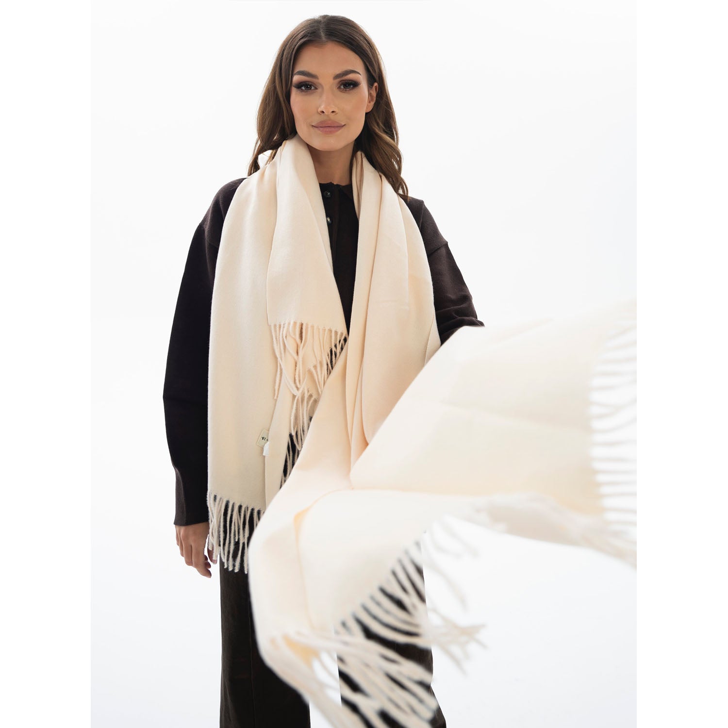 Šalle sievietēm Rovicky, smilšu krāsā S21