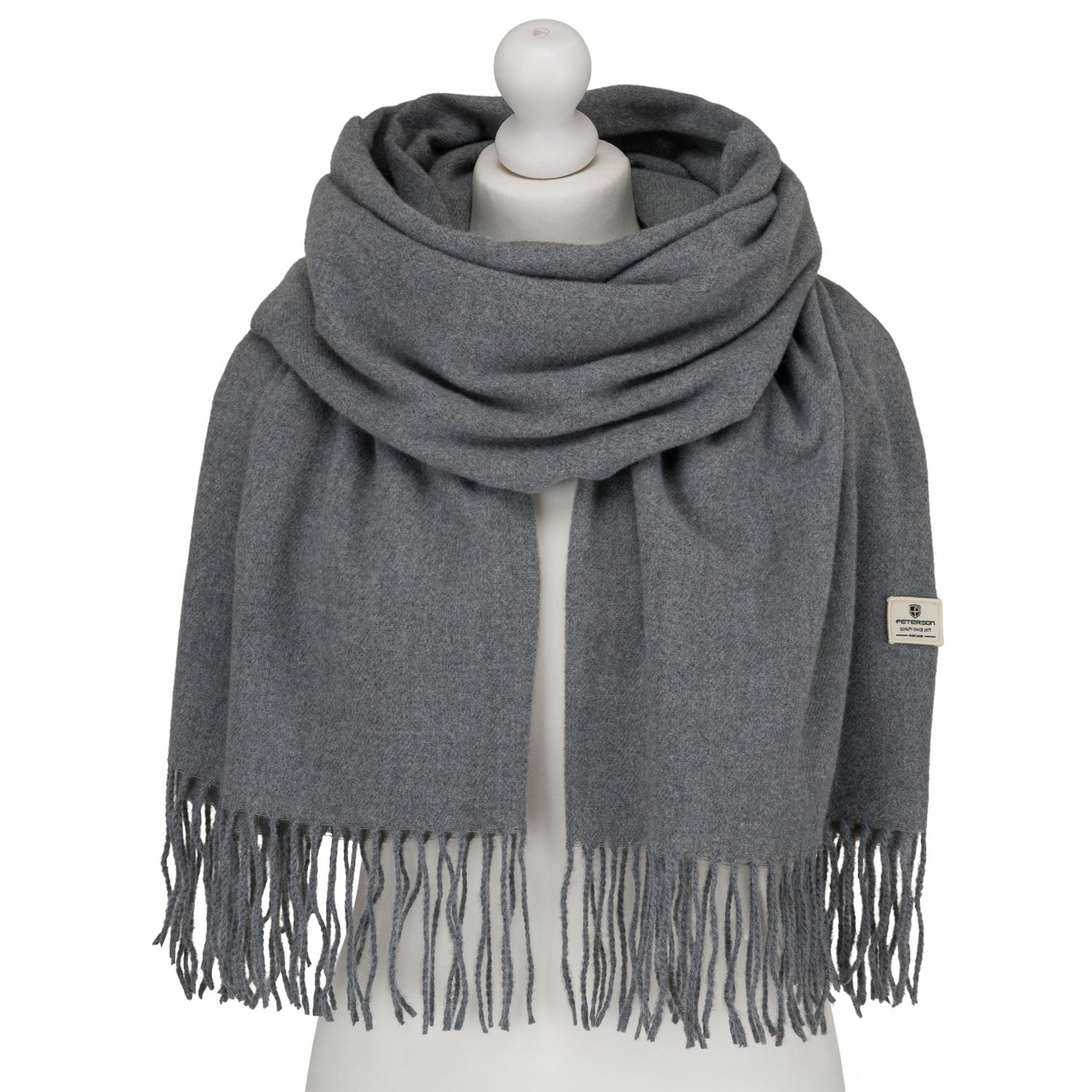 Šalle sievietēm Peterson, pelēkā krāsā S4