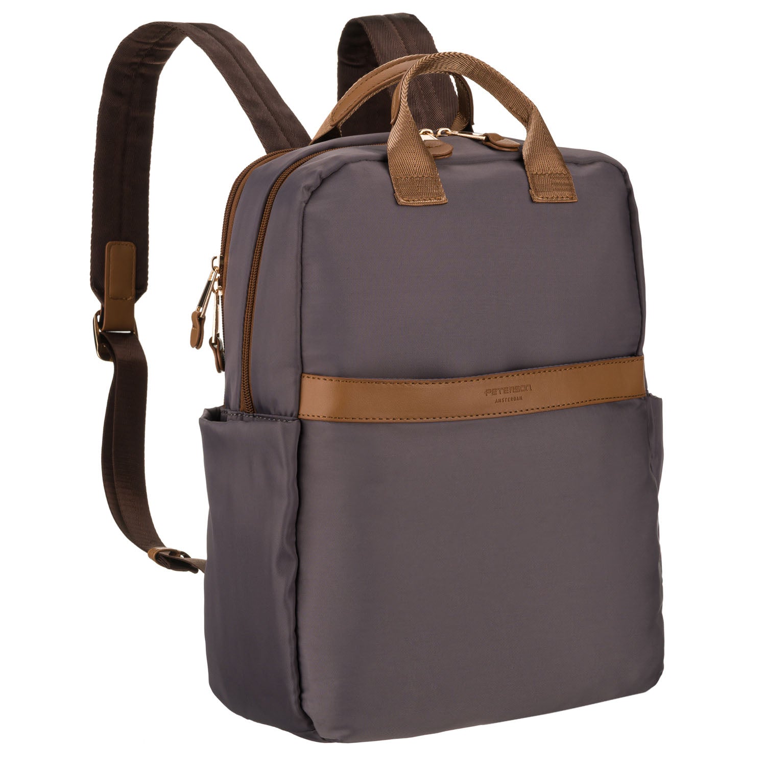 Sieviešu mugursoma Peterson, pelēka K33