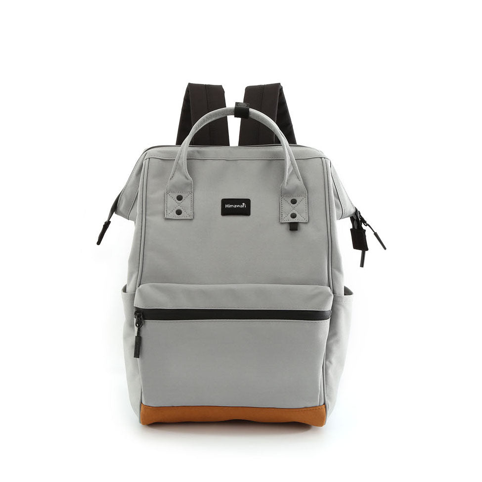 Sieviešu mugursoma ar USB portu Himawari, pelēka N408