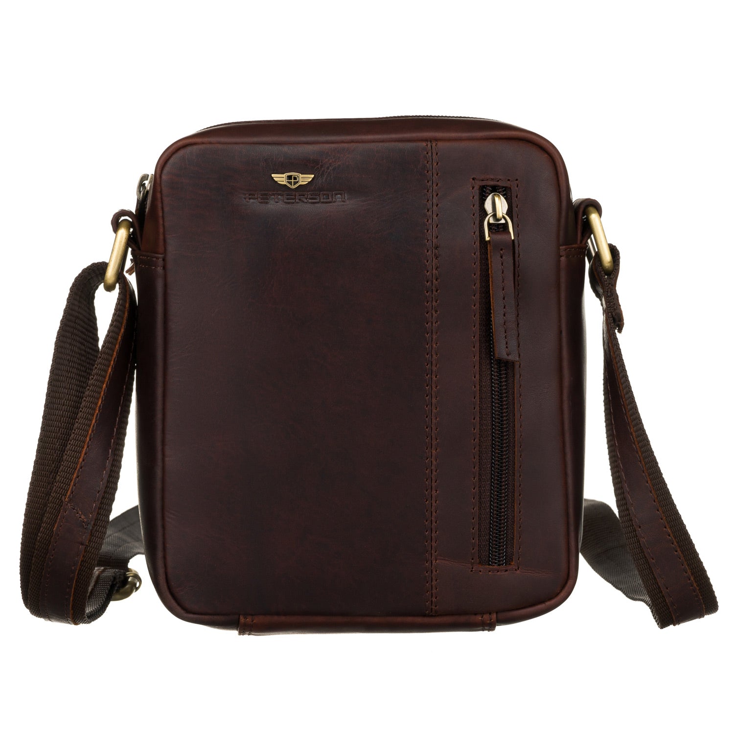 Liela rokassoma Peterson, brūna R8