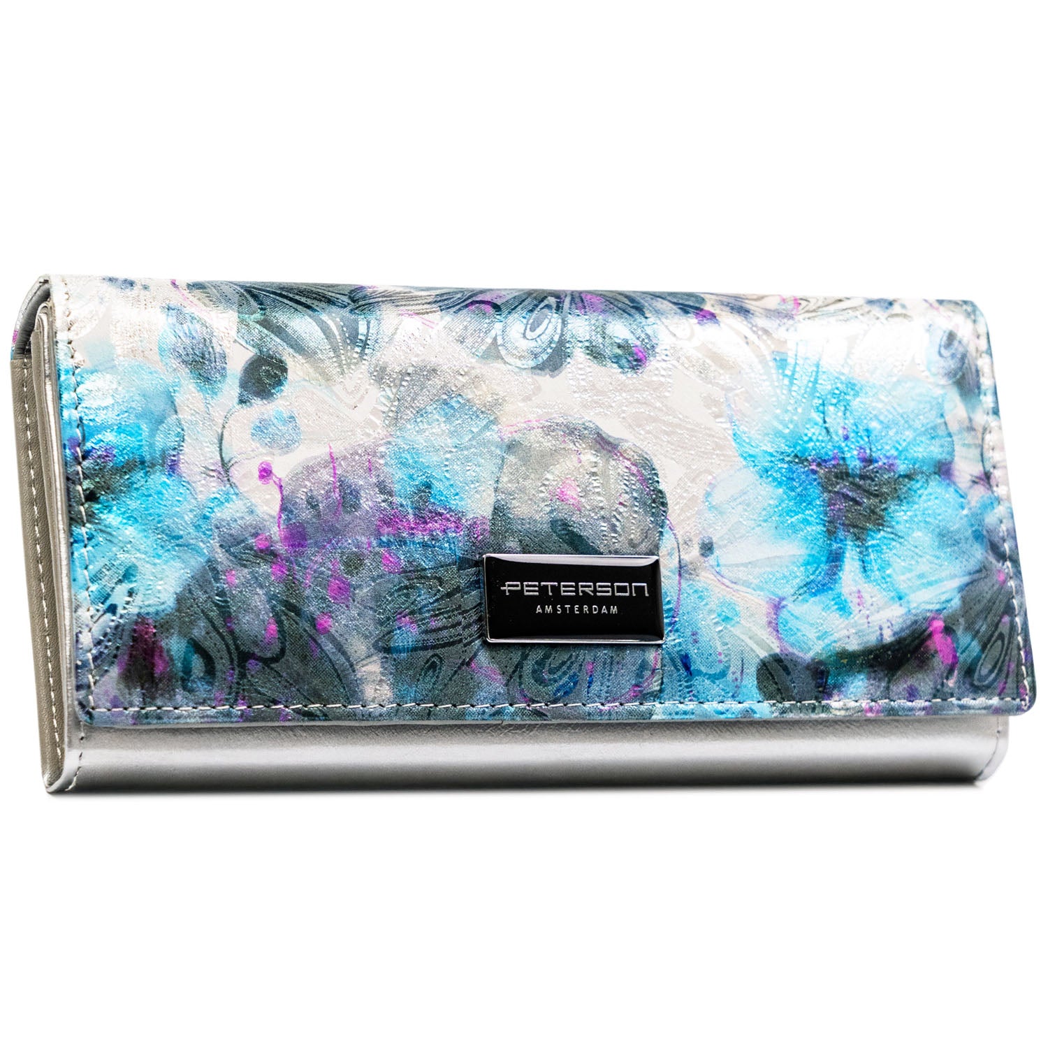 Vidēja izmēra sieviešu maks Peterson, daudzkrāsains PT25