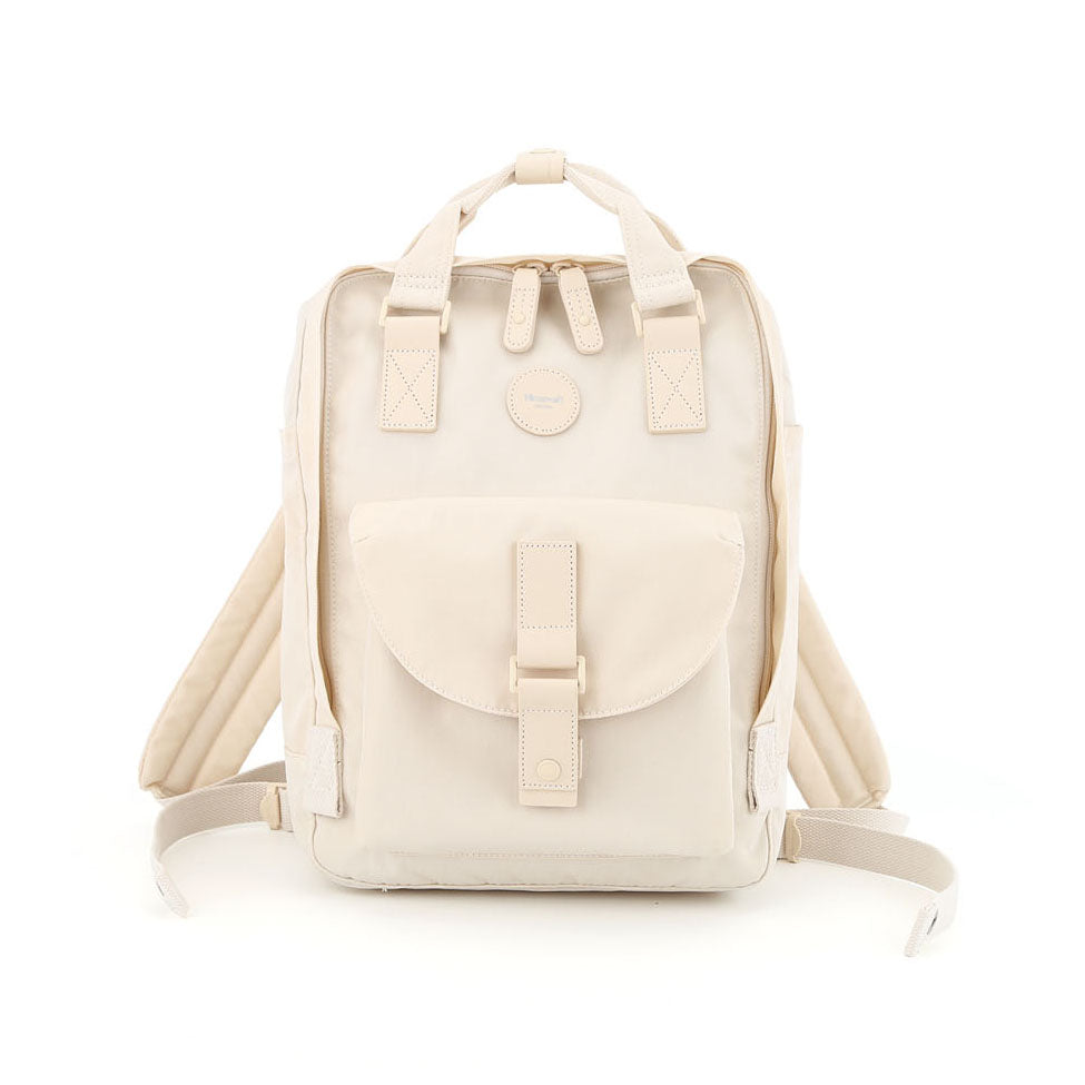 Ūdensizturīga pilsētas mugursoma Himawari, krēmkrāsas