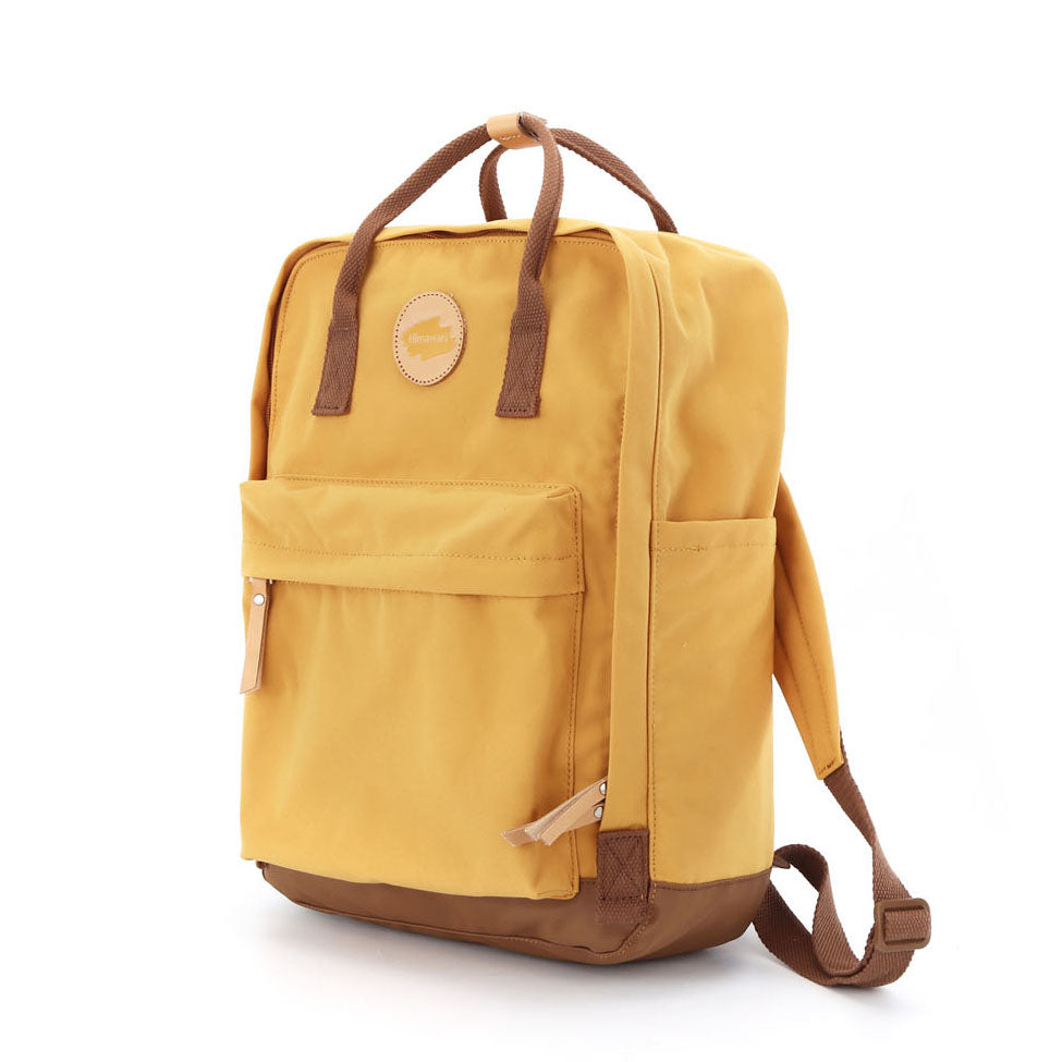 Stilīga mugursoma Himawari, dzeltenbrūna