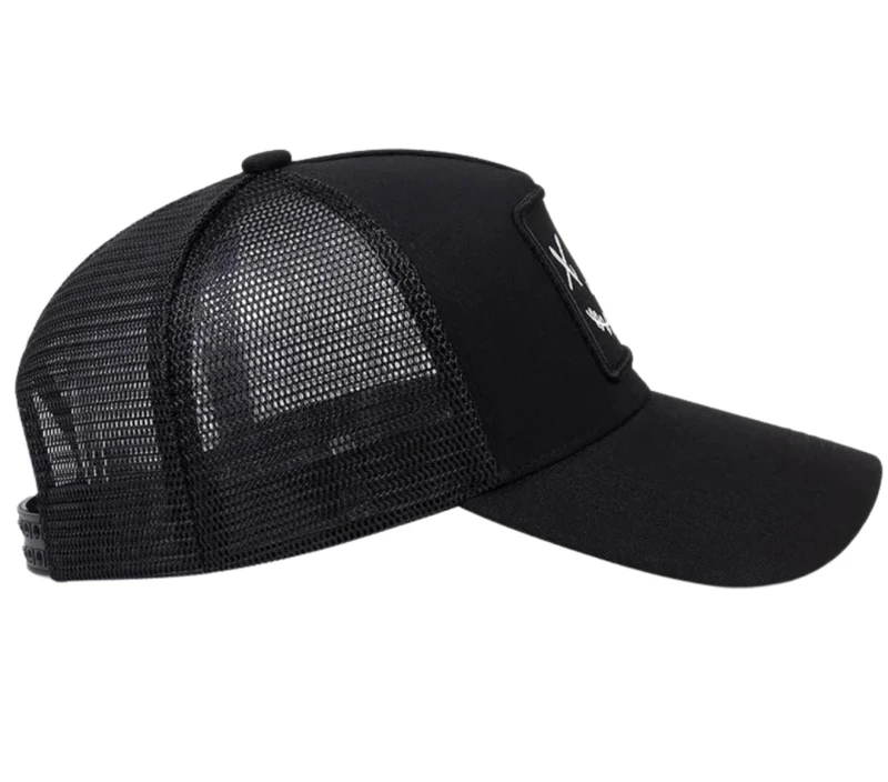 Universāla cepure ar aizdari D1, melna N251