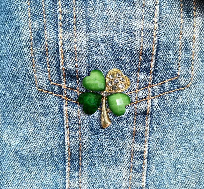 Broša sievietēm - āboliņš A65