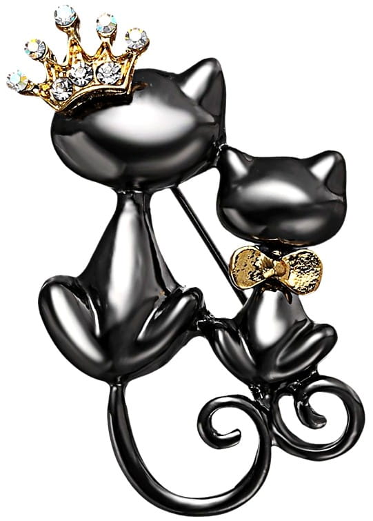 Broša sievietēm - kaķis J65