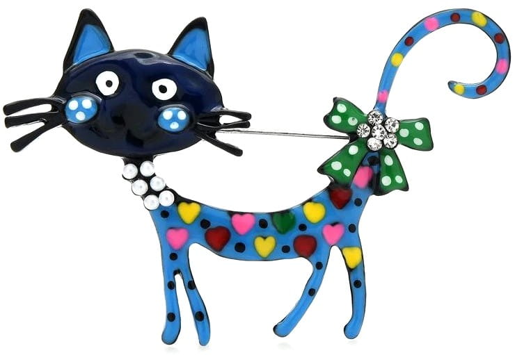 Broša sievietēm - kaķis A108