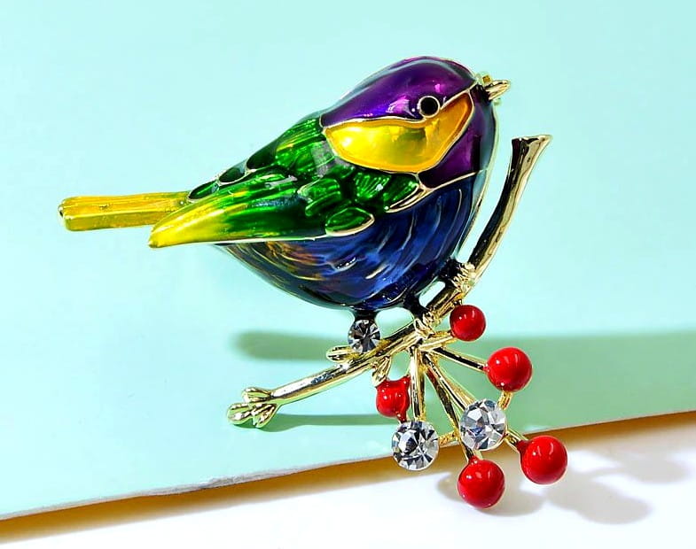 Broša sievietēm - putns A109