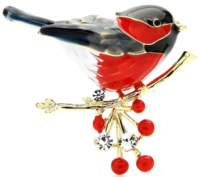 Broša sievietēm - putns R109