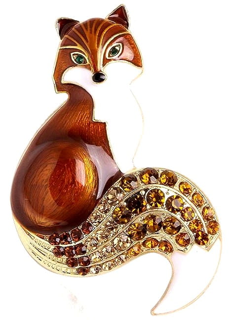 Broša, brūna, lapsa