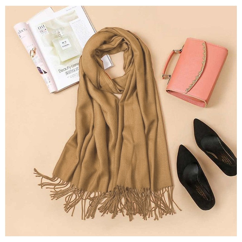 Šalle ar bārkstīm S61, brūna