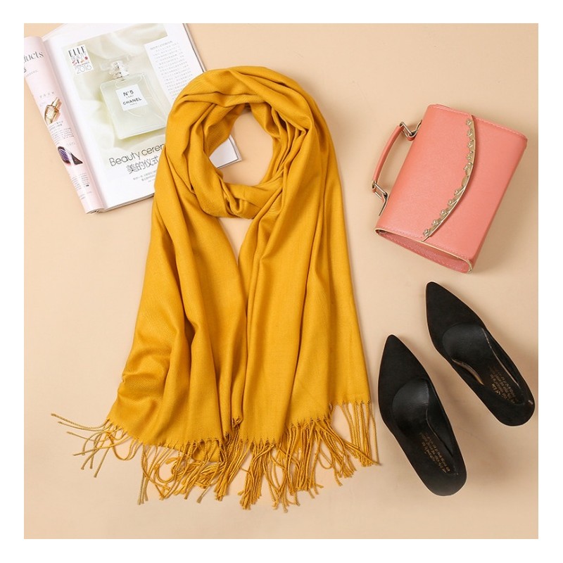 Šalle ar bārkstīm S65, dzeltena