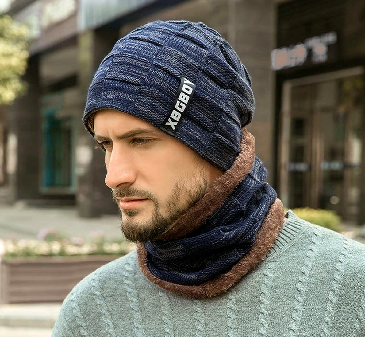 Šalles un cepures komplekts R89