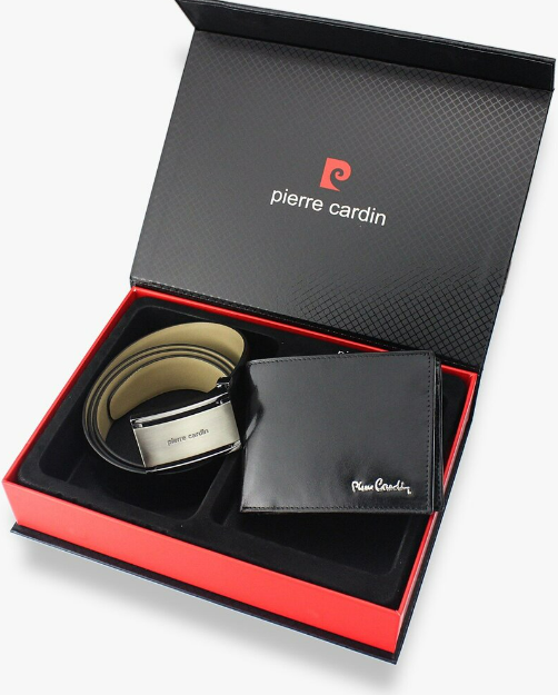Vīriešu maka komplekts ar jostu Pierre Cardin Z1 D134