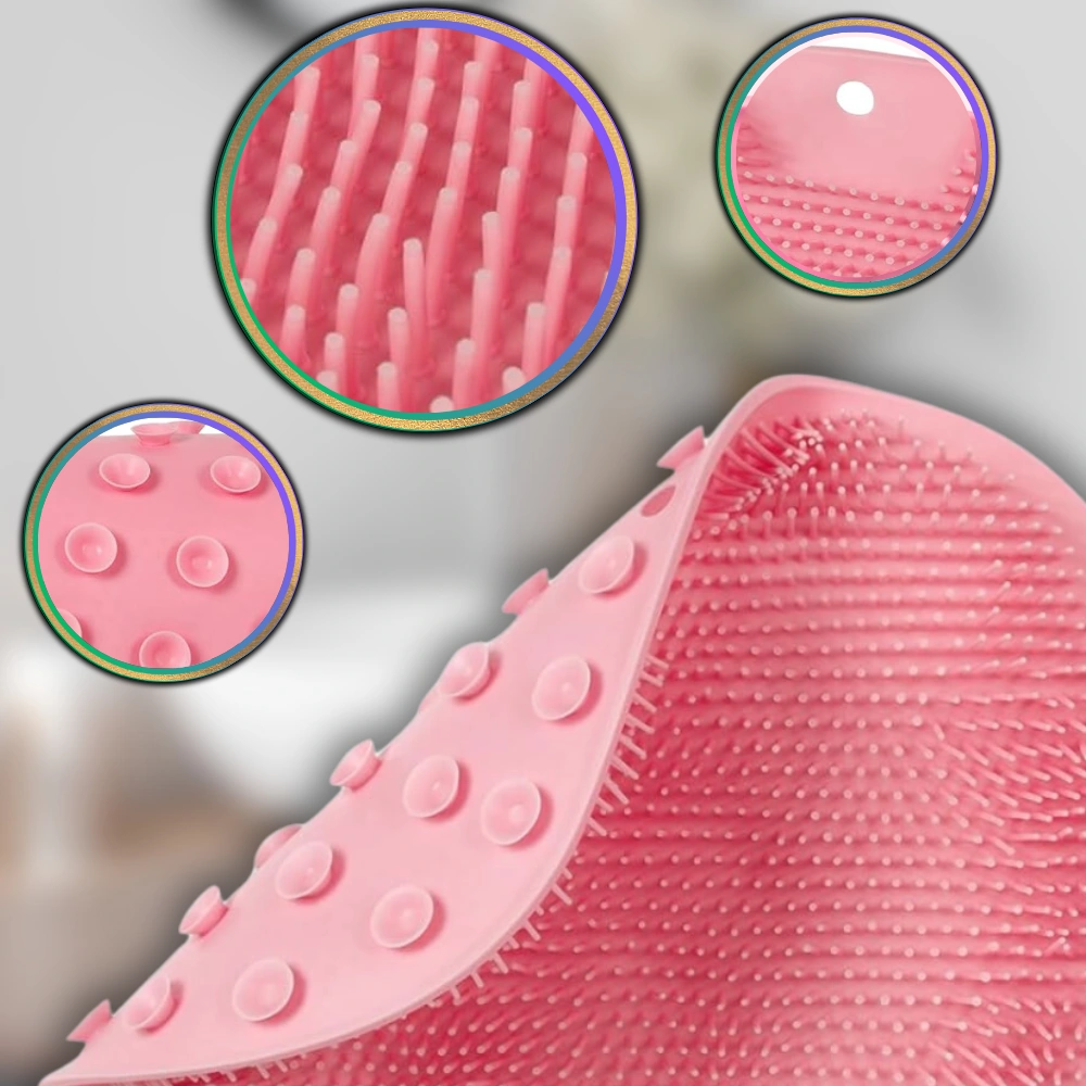 Silikona dušas masieris P5, rozā