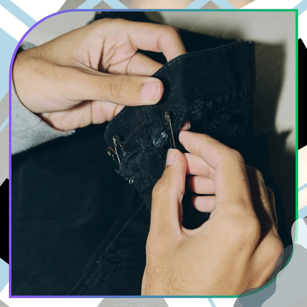 Šūšanas adatas, 50 gab., 28 mm, sudraba krāsā