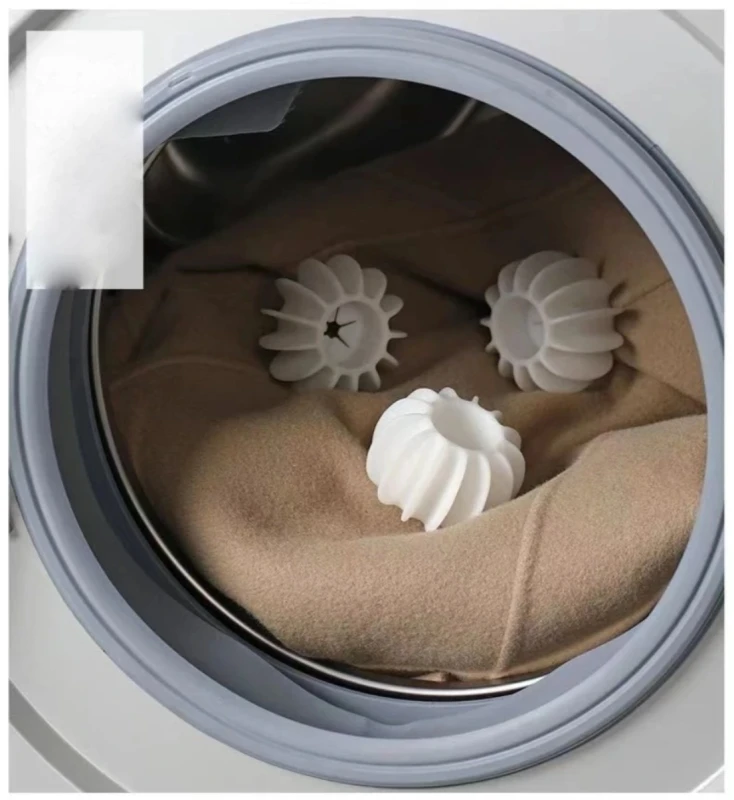 Veļas bumbiņas 5 gab. Z6, baltas