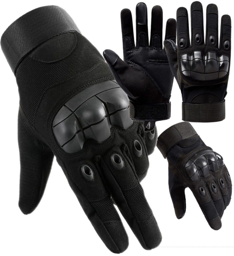 Taktiskie vīriešu cimdi AE59 melni